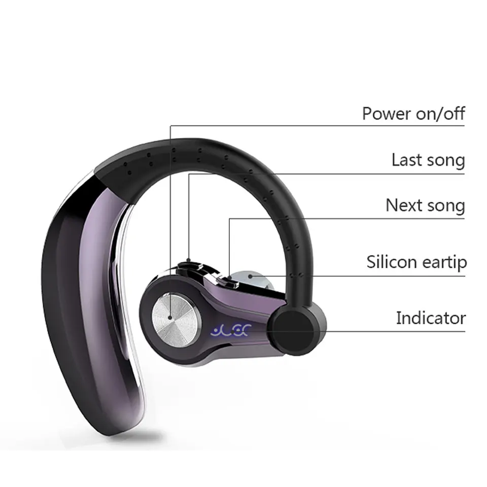 Бизнес одиночные наушники Bluetooth Беспроводные истинные HD звонки драйвер