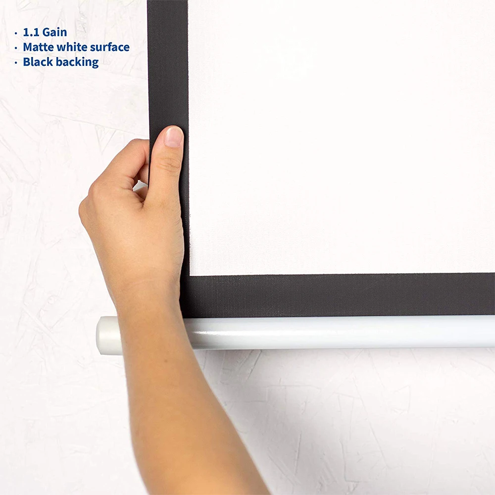 Экран для проектора 120 дюйма 4:3 матовый белый|Проекционные экраны| |