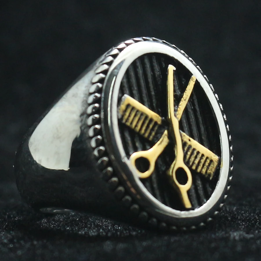 Ножницы из нержавеющей стали 316L модное кольцо Новинка|Кольца| |