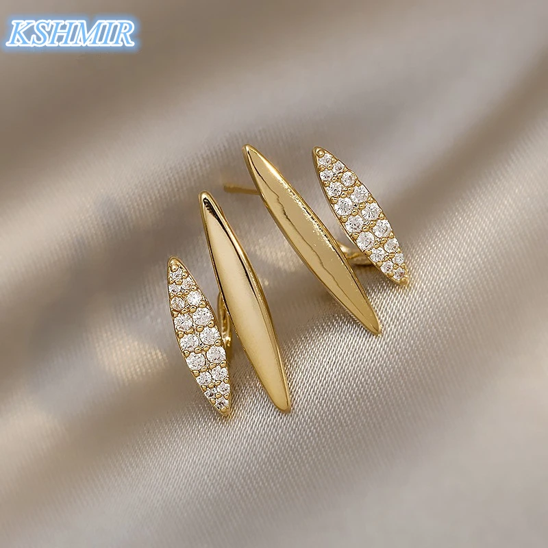 

kshmir Cold wind studs lady earrings 2021 new fashion earrings simple web celebrity temperament earrings