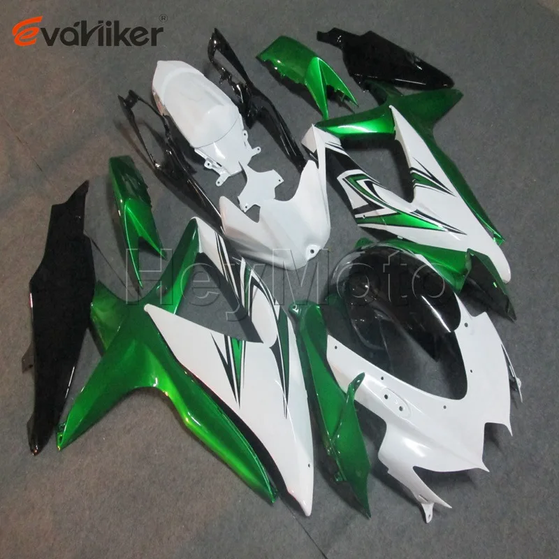 

Обтекатель из АБС-пластика для K8 GSXR600750 2008 2009 2010 K8, зеленый, белый, GSXR600 08 09 10, комплект для кузова мотоцикла, литьевая форма