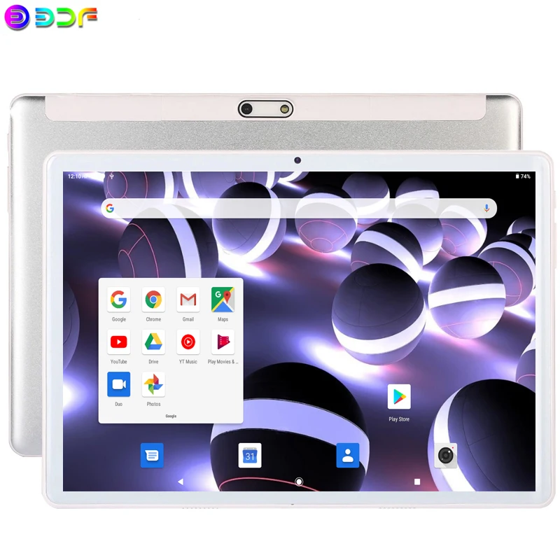 New 10.1 inch Tablet PC 3G/4G Phone Call 4GB/64GB Octa Core Bluetooth Dual SIM Super Memory Play Wi-Fi GPS Tablet Android 9.0