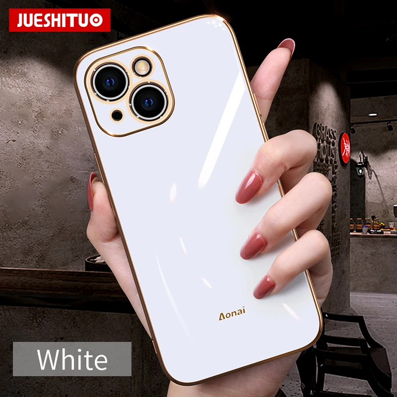 Противоударный чехол JUESHITUO для iPhone 13 12 Pro Max 11 7 8 Plus XS 11P X XR с квадратной рамкой |