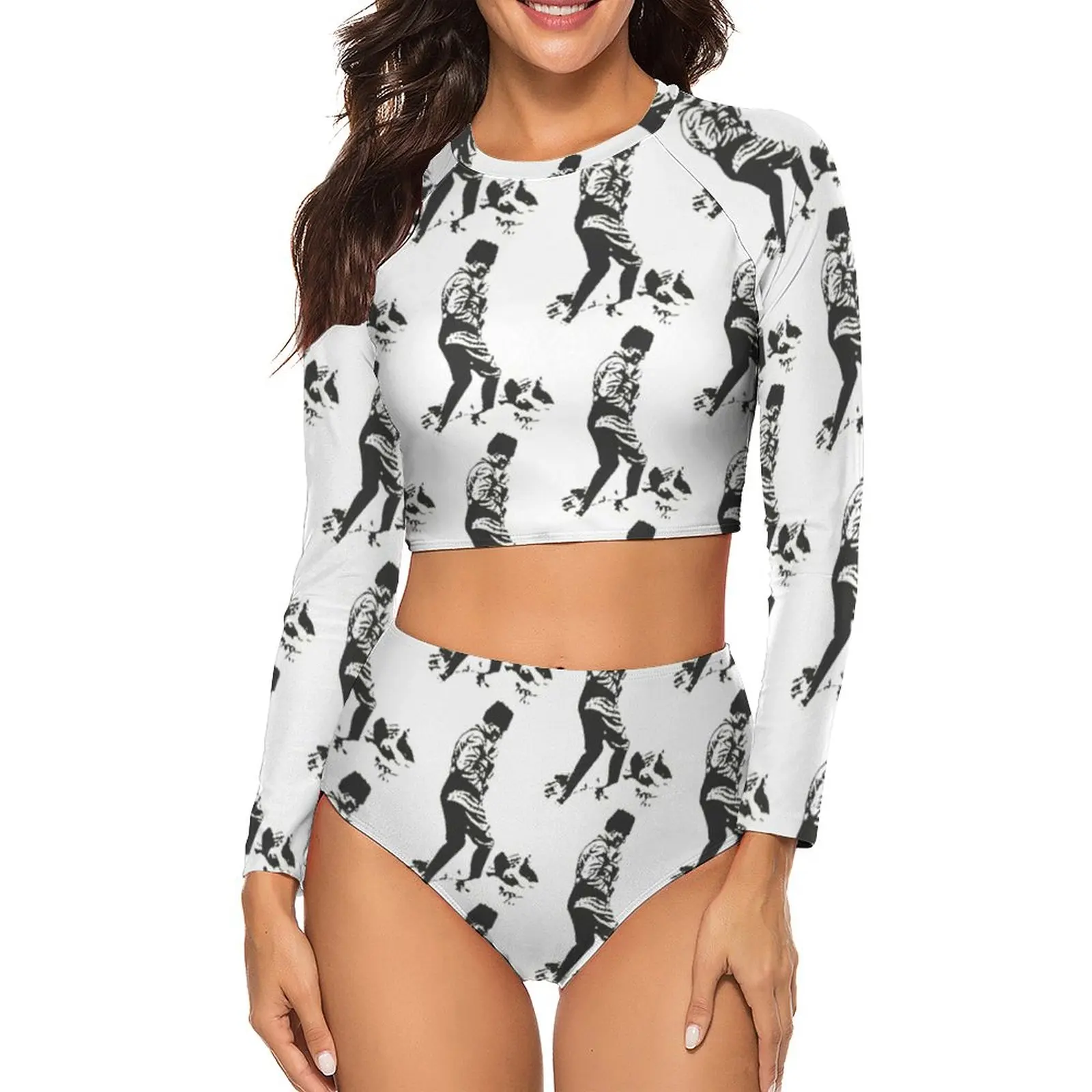 

Ataturk Bikini Swimsuit High Neck In Bulk Normal Swimwear Arena Two Piece Teenage Bathing Suit