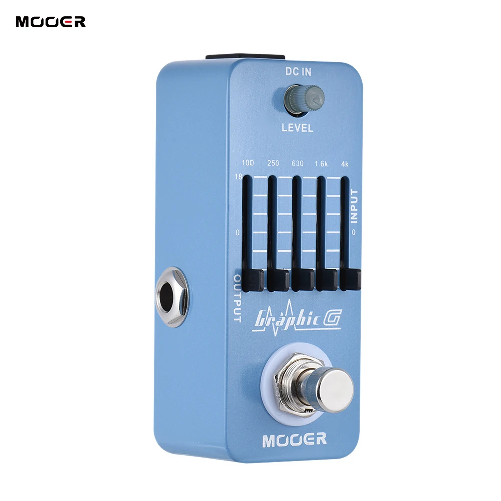 MOOER Graphic G педаль для гитарных эффектов 5 мини эквалайзер гитары полосный EQ True Bypass
