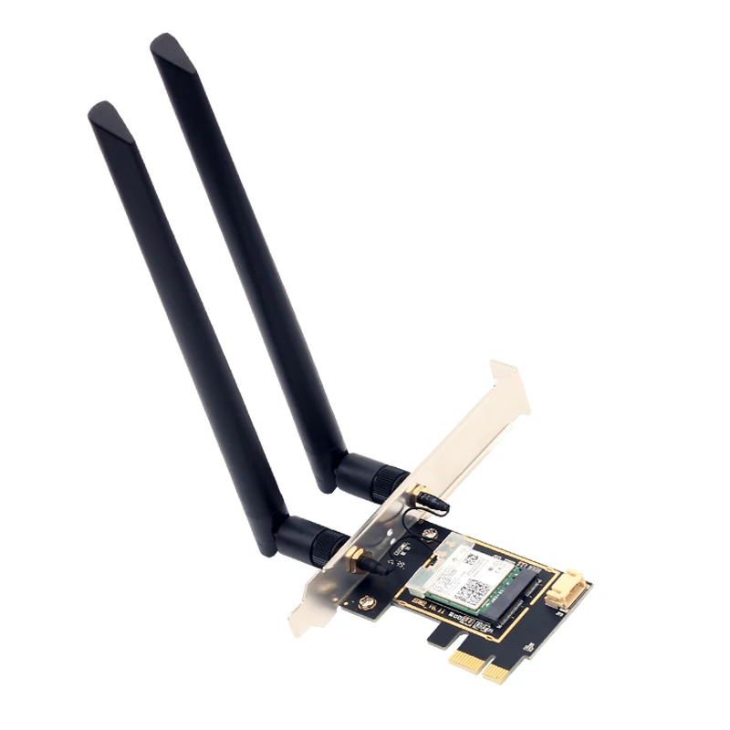 Трехдиапазонная беспроводная Wi Fi карта Intel AX210 AX200 8265AC 6E 802.11AX 5374M сетевая для