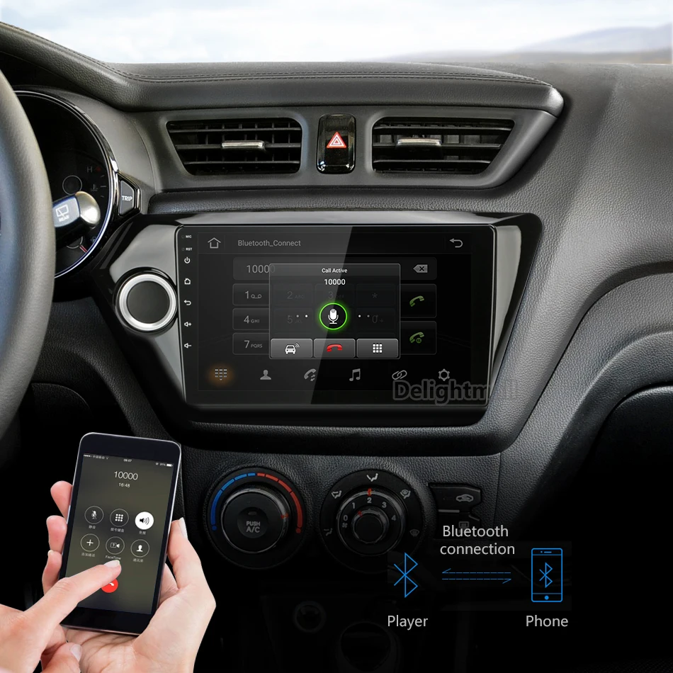 Головное устройство на Android 9 1 дюймов GPS навигатор без DVD плеера стерео 2 ГБ/32 ГБ для