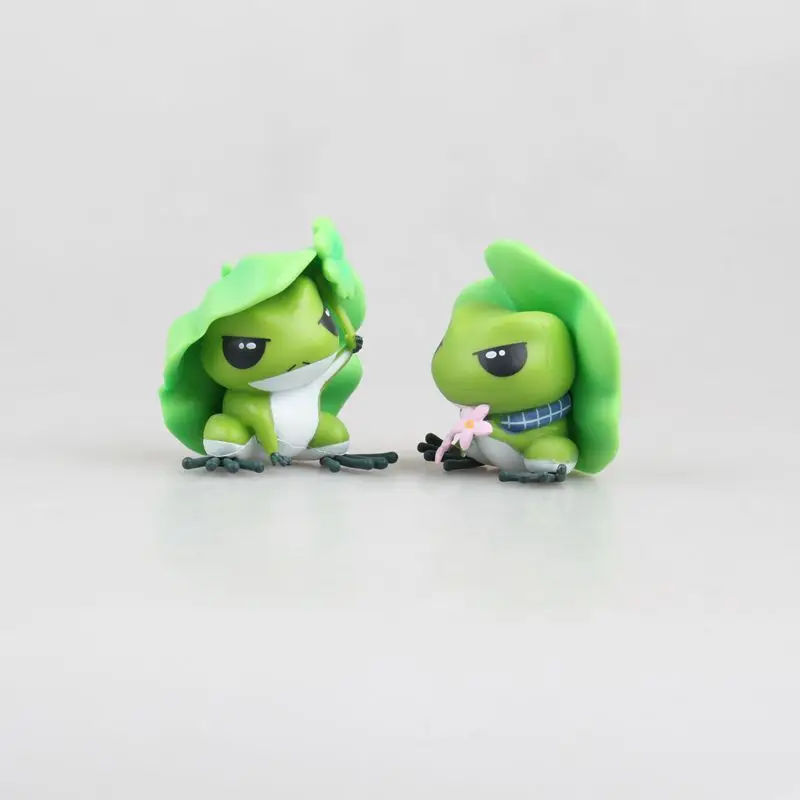 4 шт./компл. Kawaii Travel Frog Game японская экшн-фигурка из ПВХ игрушки Симпатичные четыре