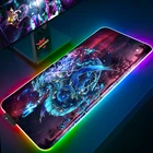 Игровой коврик для мыши Dragon, компьютерный коврик для мыши RGB, большой коврик для мыши для геймеров XXL, коврик для мыши, настольный игровой коврик для ПК с подсветкой