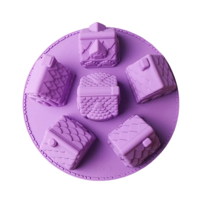 Мини домик в комплекте мыло для торта рождественский подарок форма шоколадных