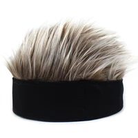men women beanie wig hat fun short hair caps breathable soft for party outdoor sp99
