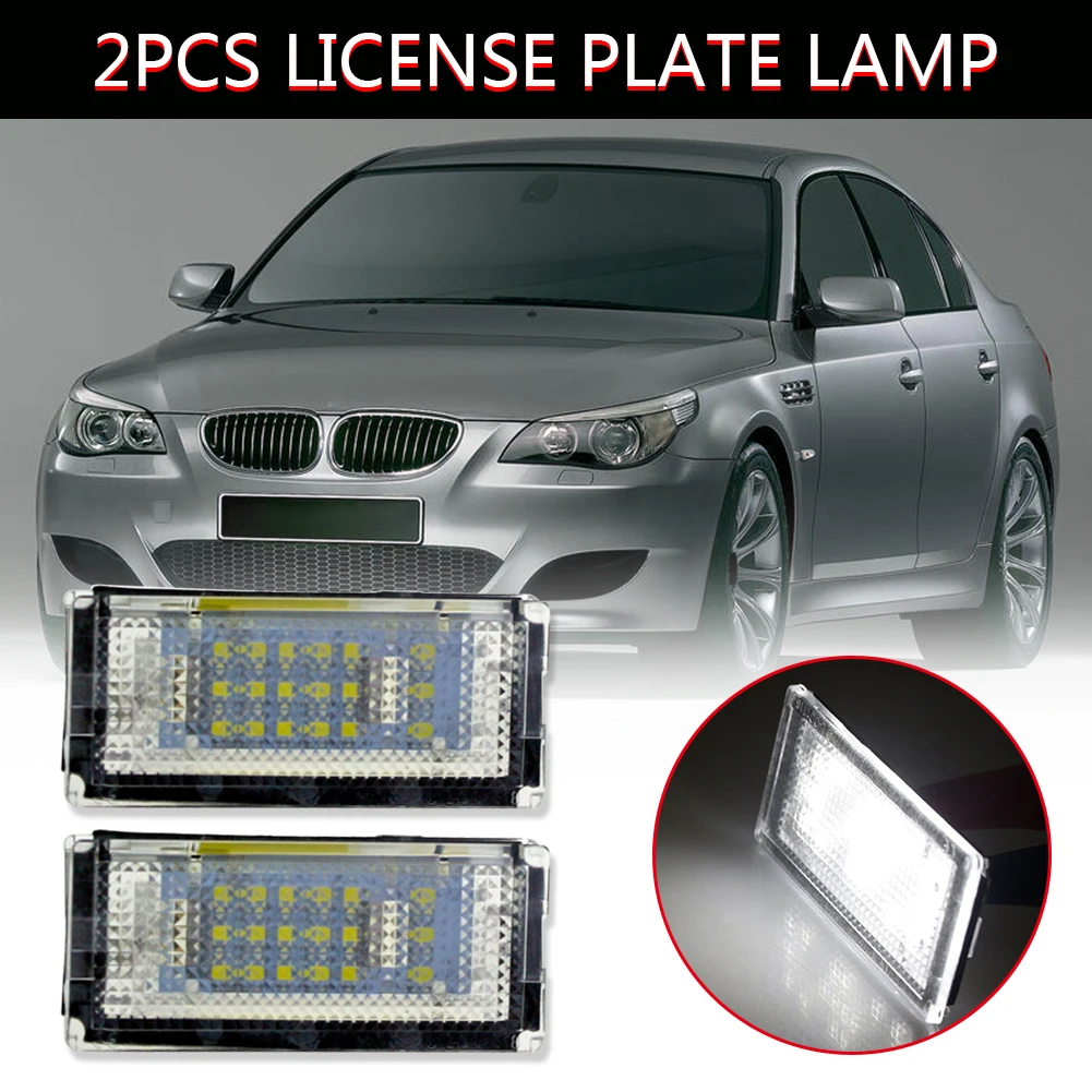 VODOOL 1 пара Canbus 12V 6500K светодиодный номерной знак лампы фары для BMW 3 серии E46 4D 1998-2003