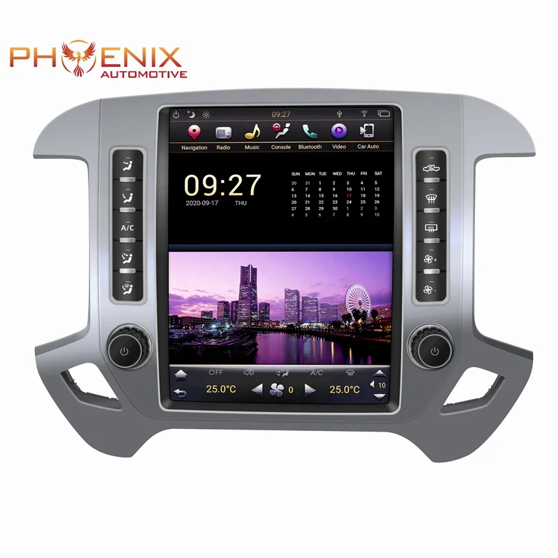 

12.1" Best Price Car Gps Stereo Navigation Andradio 9.0 Radio For Chevy Silverado Gmc Sierra 2014-2018 Vertical Screen