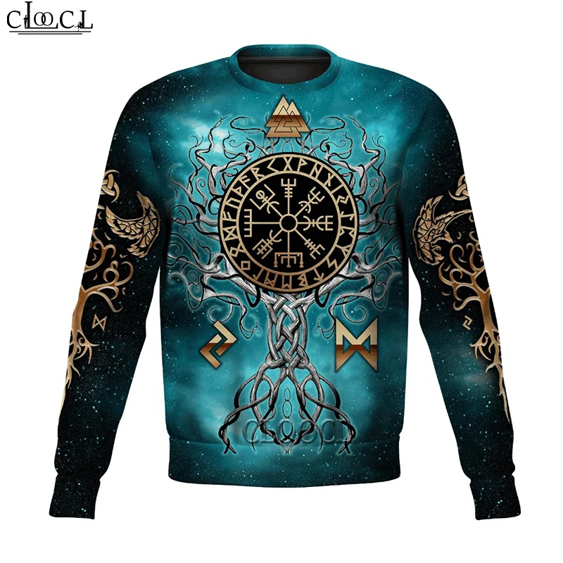 

HX Yggdrasil Norse Tree of Life Viking Symbol 3D Print Men Women Sweatshirts Fashion Hip Hop Long Sleeve Harajuku Wild Tops