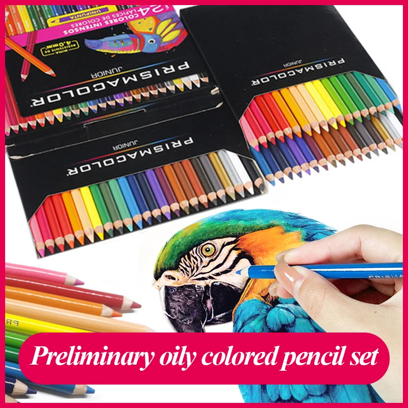PRISMACOLOR 12/15/24/36/48 Colors Oily Colored Pencil Set Wood Colour Pencils For Drawing Sketch School Student Art Supplies