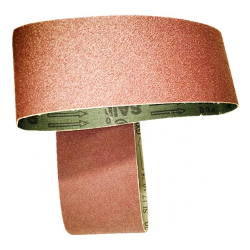 

3pcs Alumina Sand Abrasive Belt 40/80/120Grit 3*21in For Grinding Machine Sander