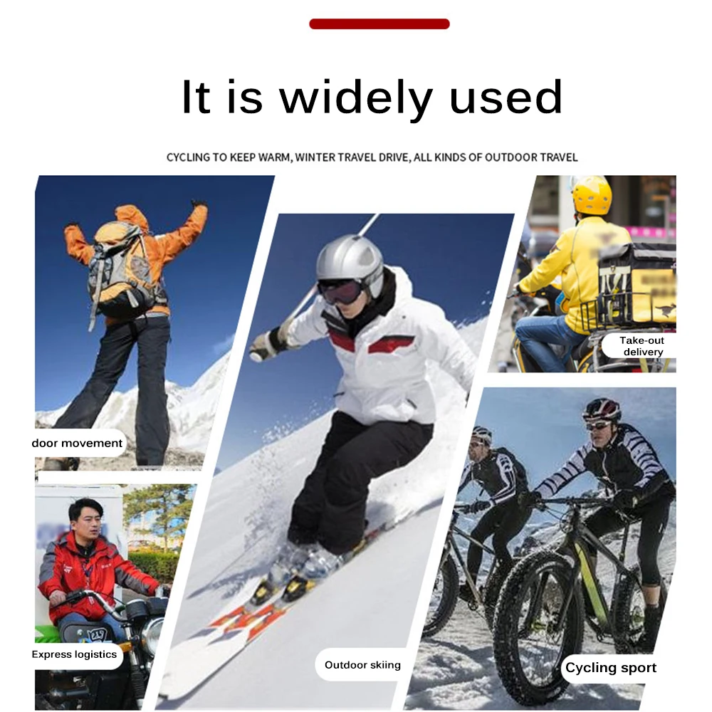 

Cold-Proof Ski Glove Waterproof Cycling Warm Glove For Touching-Screen Cold Weather Windproof Anti Slip Mitten Ski Hand Supply