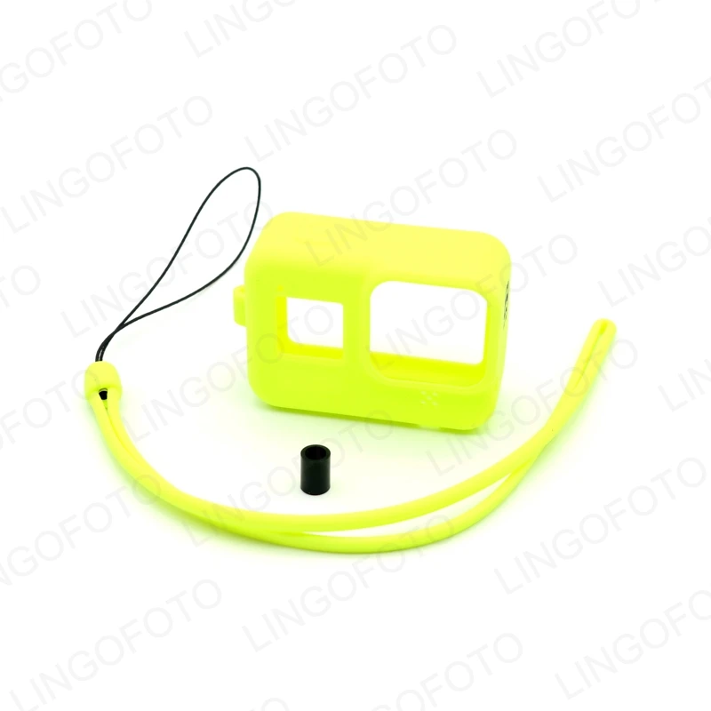 

For Go Pro Hero 8 Protective Silicone Case Green GH3443d