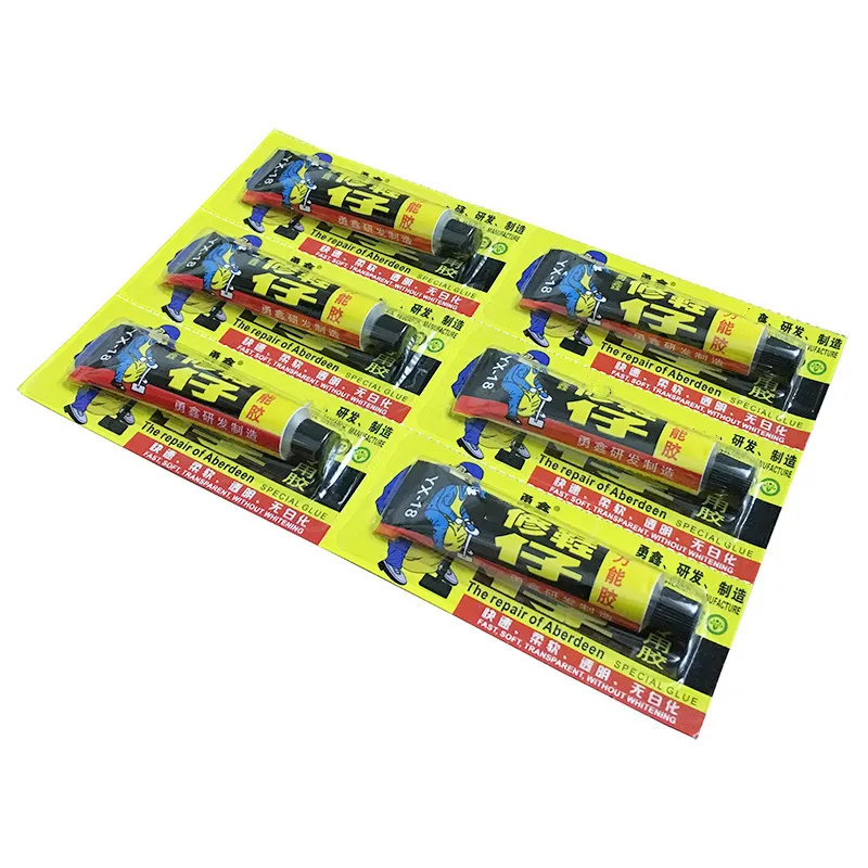 

18ml Soft Clear Liquid Super Adhesive Repair Glue for Leather Rubber Canvas Tube Strong Bond Sealer Shoes Repair Sealers Care