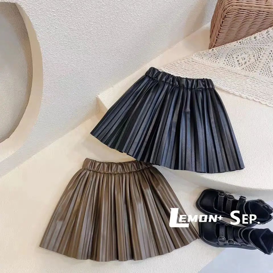 

2020 new spring autumn Girls Kids Solid color skirt comfortable cute baby Clothes Children Clothing