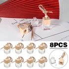 8 шт. 8 мл подвесная Автомобильная бутылочка для духов пустой контейнер для снятия макияжа воздушный диффузор украшения для дома офиса свежий воздух