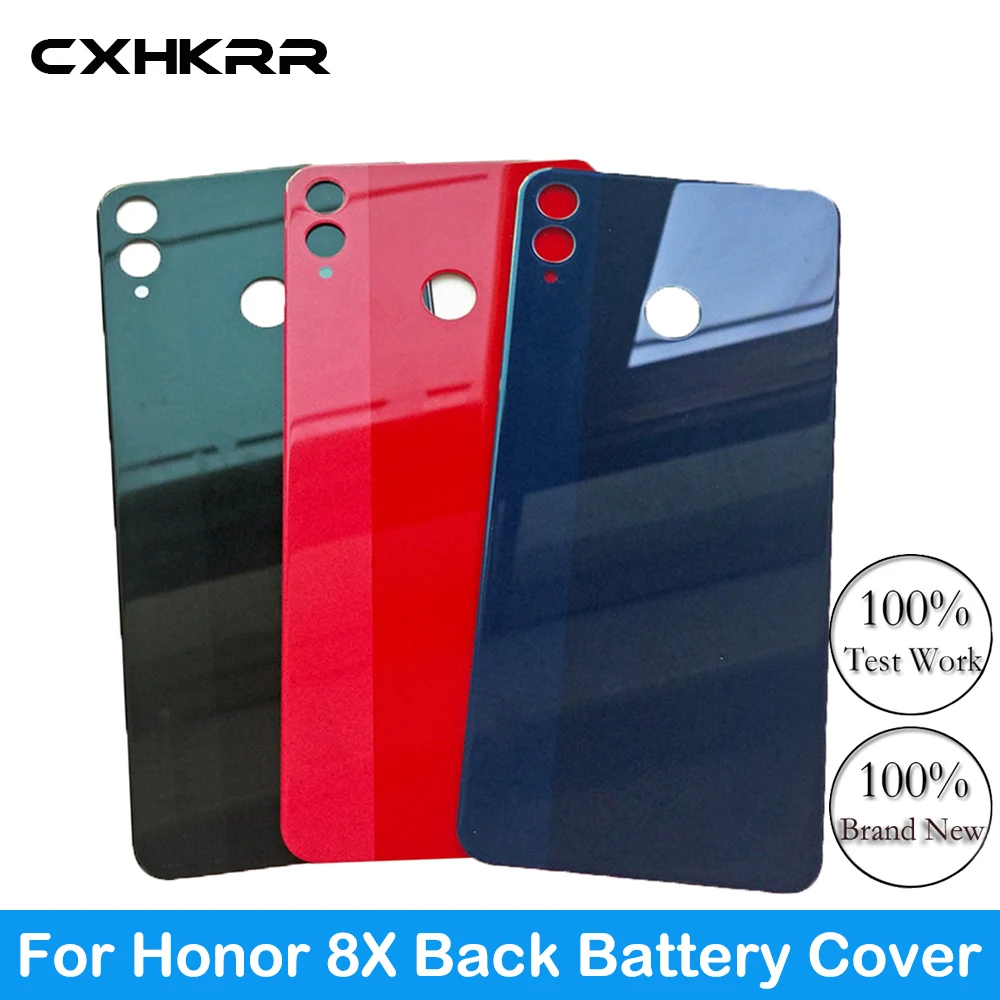 Задняя крышка батарейного отсека для HUAWEI Honor 8X 3D стеклянный чехол задняя дверь