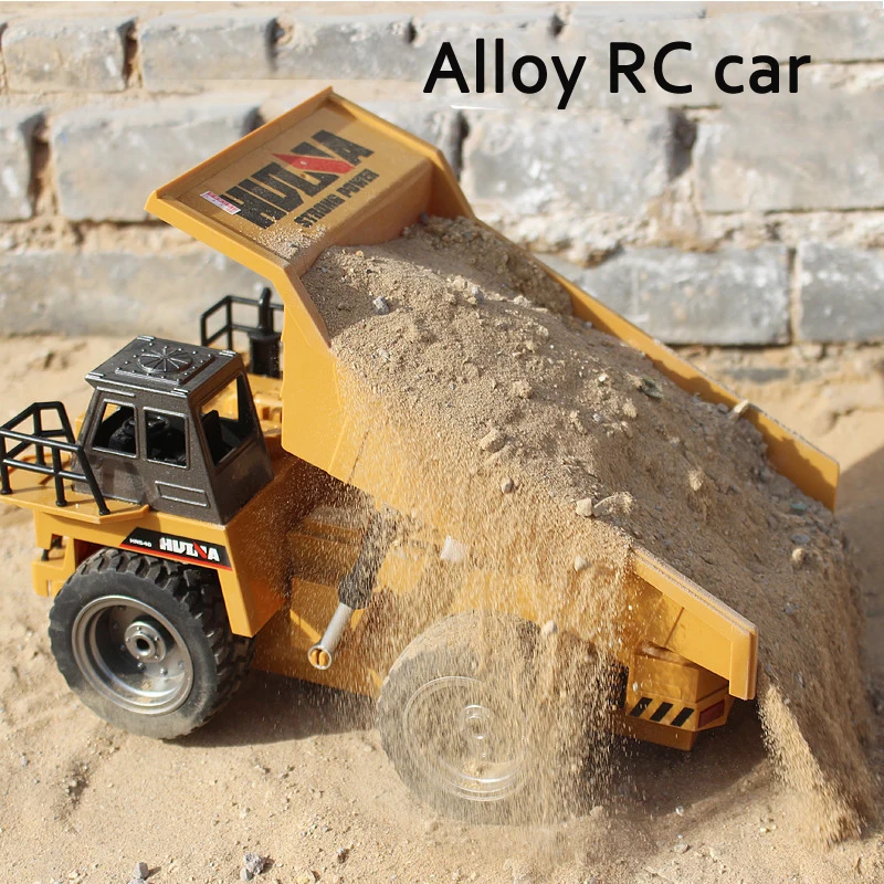 1/18 Huina 1540 Rc самосвал экскаватор на дистанционном управлении Игрушки Сплав RC