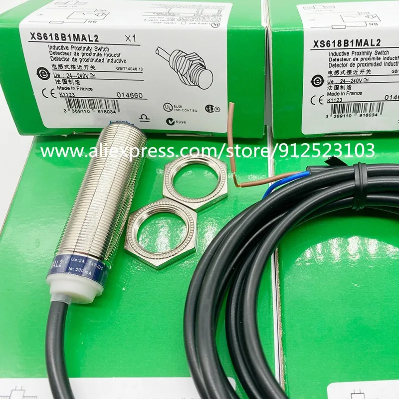 

Новый высококачественный датчик приближения XS618B1MBL2 XS618B1MAL2 Schneider