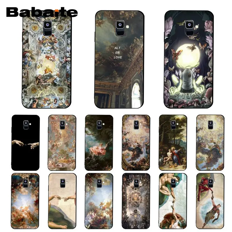 

Babaite palace of versailles The Creation of Adam Great Aesthetic Art PhoneCase For SamsungA7 2018 A50 A70 A6 A8 Plus A3 A9 2018