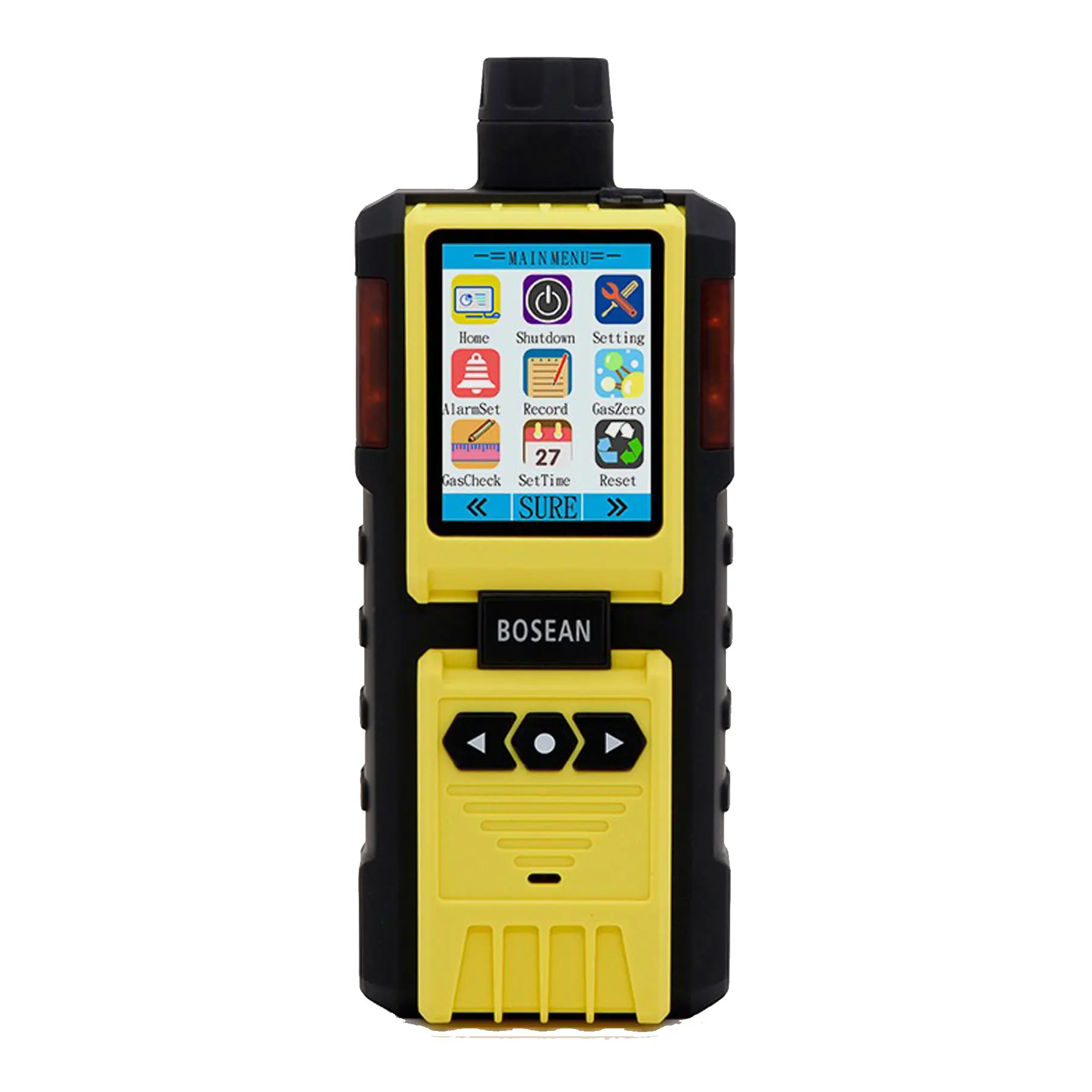 

Portable K-600 Gas Detector Built-in pump 5 in 1 EX, CO, H2S, CO2, O2 Gas analyzer explosion-proof Alarm