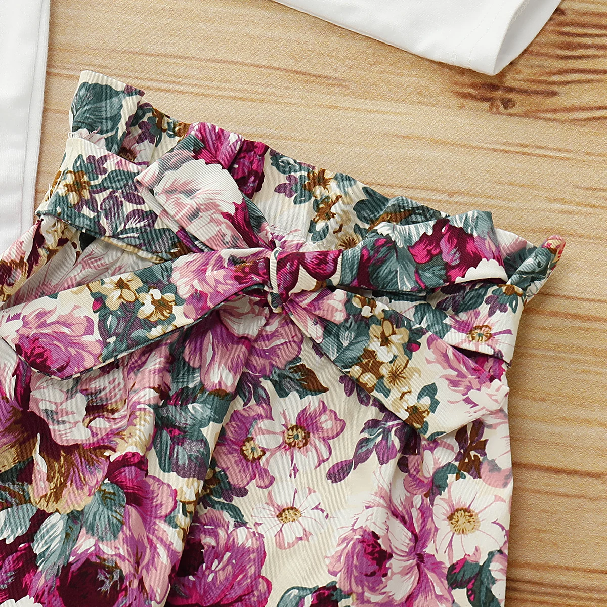 

Newborn Baby Girl Romper Tops Jumpsuit Floral Pants Headband 3pcs Outfit Set