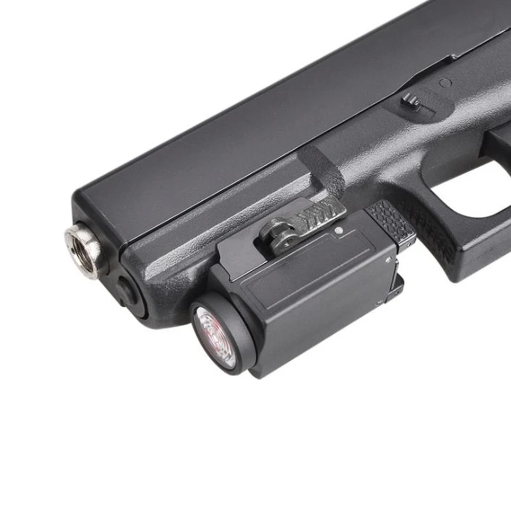 

Светильник для оружия 800 люмен для пистолетов и винтовок яркое быстрое отключение USB перезаряжаемое тактическое крепление для направляющей...