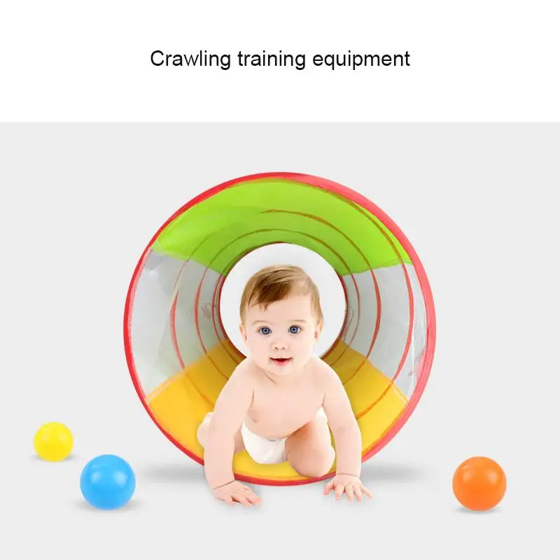 Детские игрушки дышащий туннель для ползания с солнечным светом уличные и