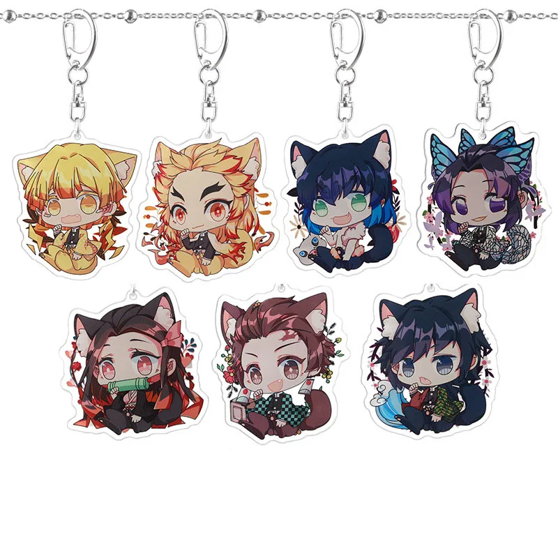 

Брелки из аниме «кливайский Демон», подвесные брелоки из акрила, 1 шт.
