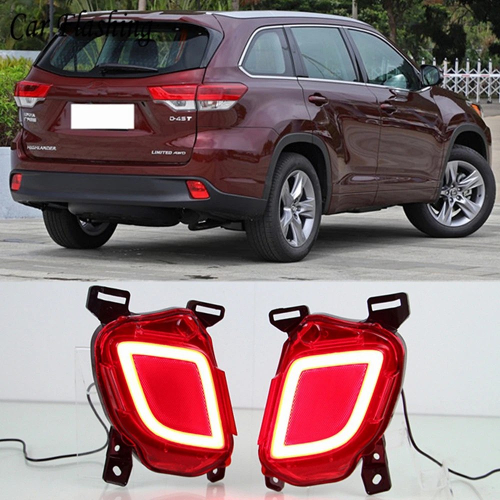 2 шт мульти функциональный светодиодный задний бампер светильник