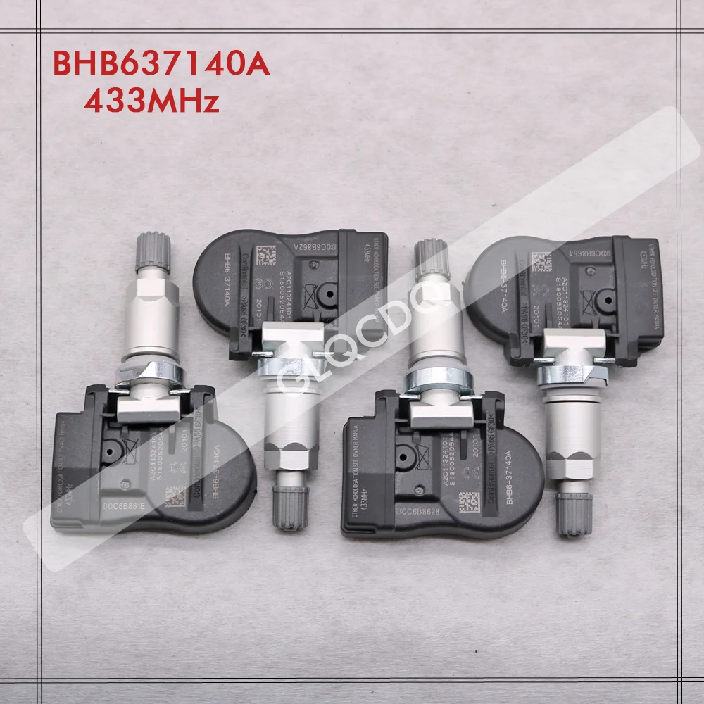 Автозапчасти для MAZDA 4 шт. датчик давления в шинах BHB637140A 433 МГц 2 3 5 6 CX-5 CX5 CX6 CX-6 CX9 ARTZ