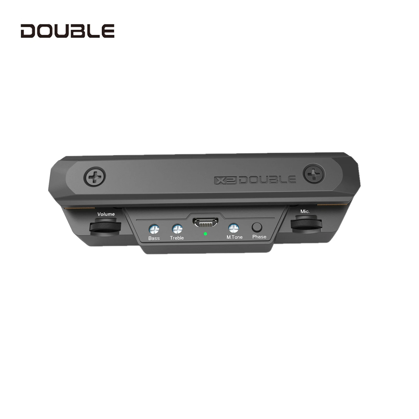 

DOUBLE X0 Guitar Pickup Preamp Soundhole Pickup with Volume & Tone Control Musical Instrument Accessories for Acoustic Guitar