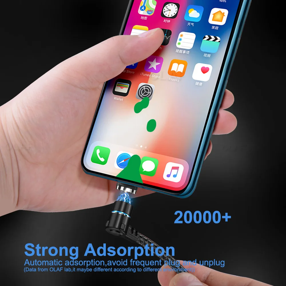 Olaf 1 м Магнитный Micro USB кабель для iPhone samsung Android мобильный телефон Быстрая зарядка usb type C кабель магнитное зарядное устройство провод шнур