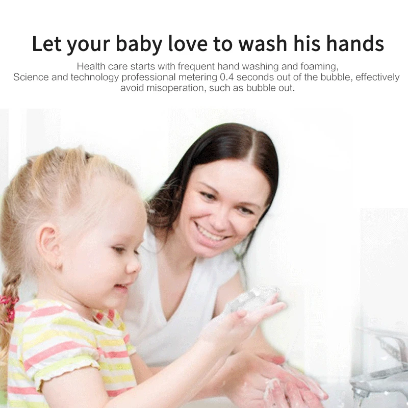 

Automatic Foam Dispenser Smart Induction Foam Liquid Soap Dispenser Intelligent Sensor Hand Sanitizer Soap Dispenser Touchless