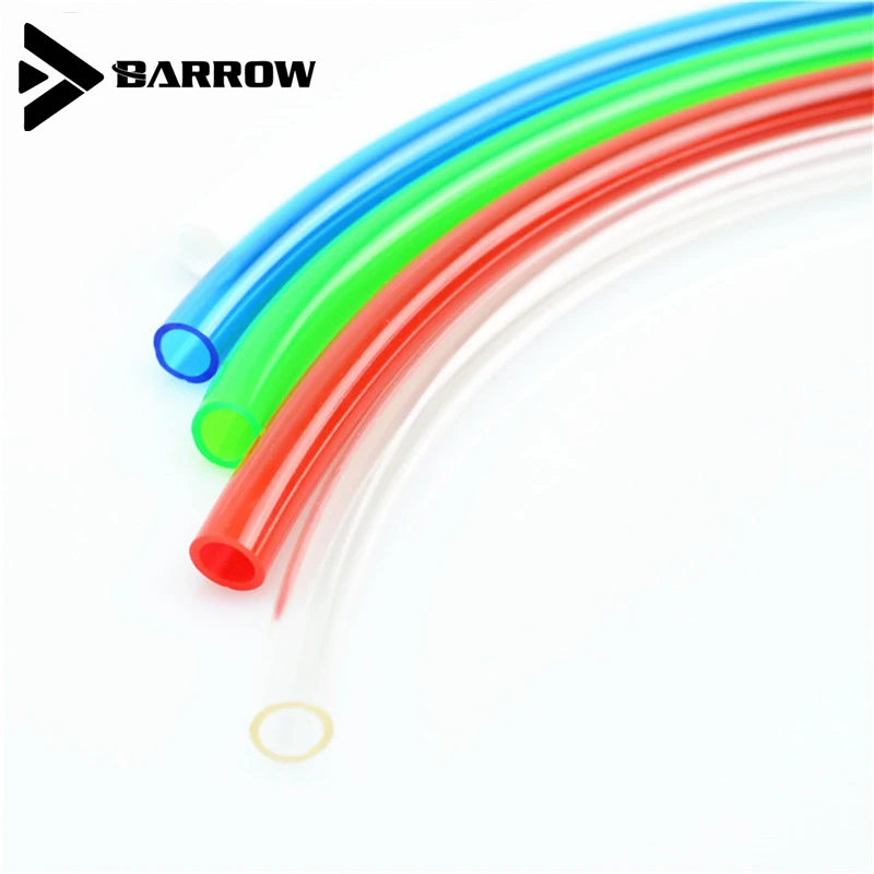 

9.5mm * 12.7mm 3/8'' inch Thin HOSE PVC Water Cooling Pipe Cooling Soft Tubing Blue White Black Red Green Transparent 1m length
