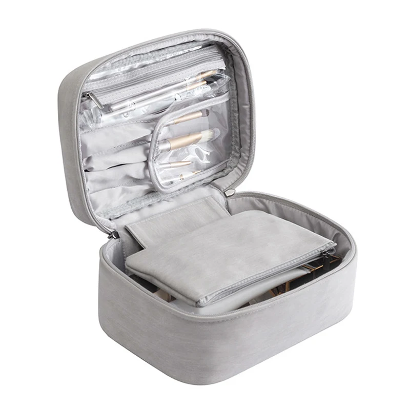 

Makeup Bag Travel Cosmetic Bag Portable Makeup Bag Organizer for Woman, Girl