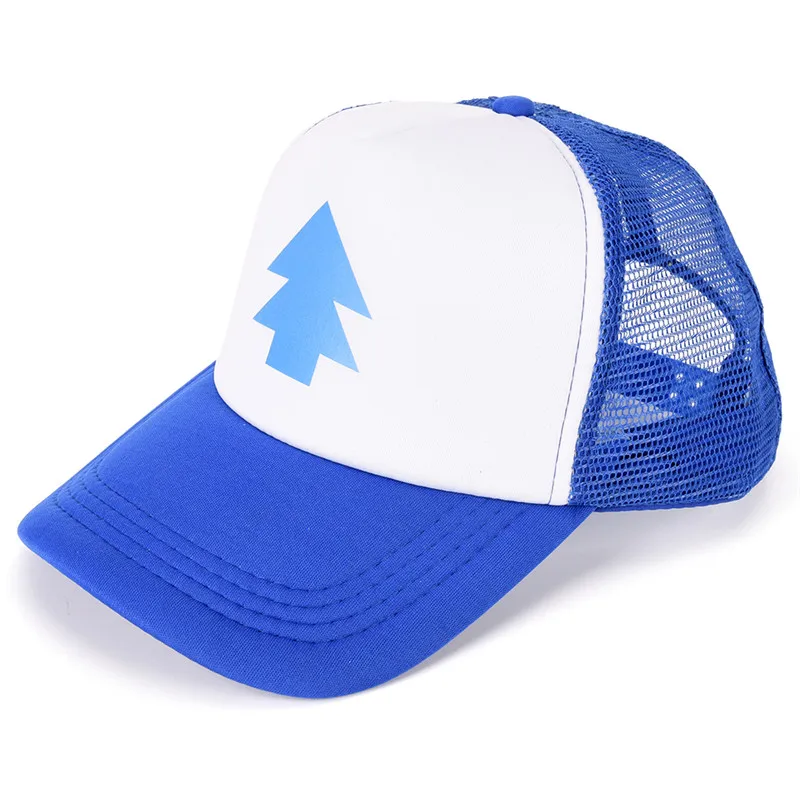 

1 PCS Women Men Trucker Baseball Cap Adjustable Pine Tree Dipper Gravity Fall Mesh Hat 3Sizes