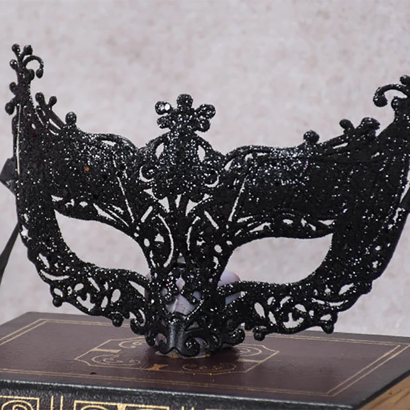 

Luxury Venetian Masquerade Mask New Fashion Women Girls Sexy Fox Eye Mask For Fancy Dress Christmas Halloween Dress Up Party