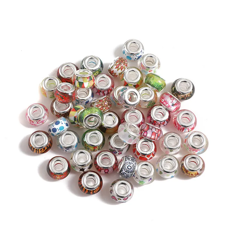 Бусины европейские для браслета ювелирные подвески самостоятельного