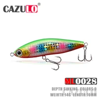 fishing lure pencil weights 14g 70mm isca artificial sinking baits wobblers peche accessories for carpe fish leurre goods angeln