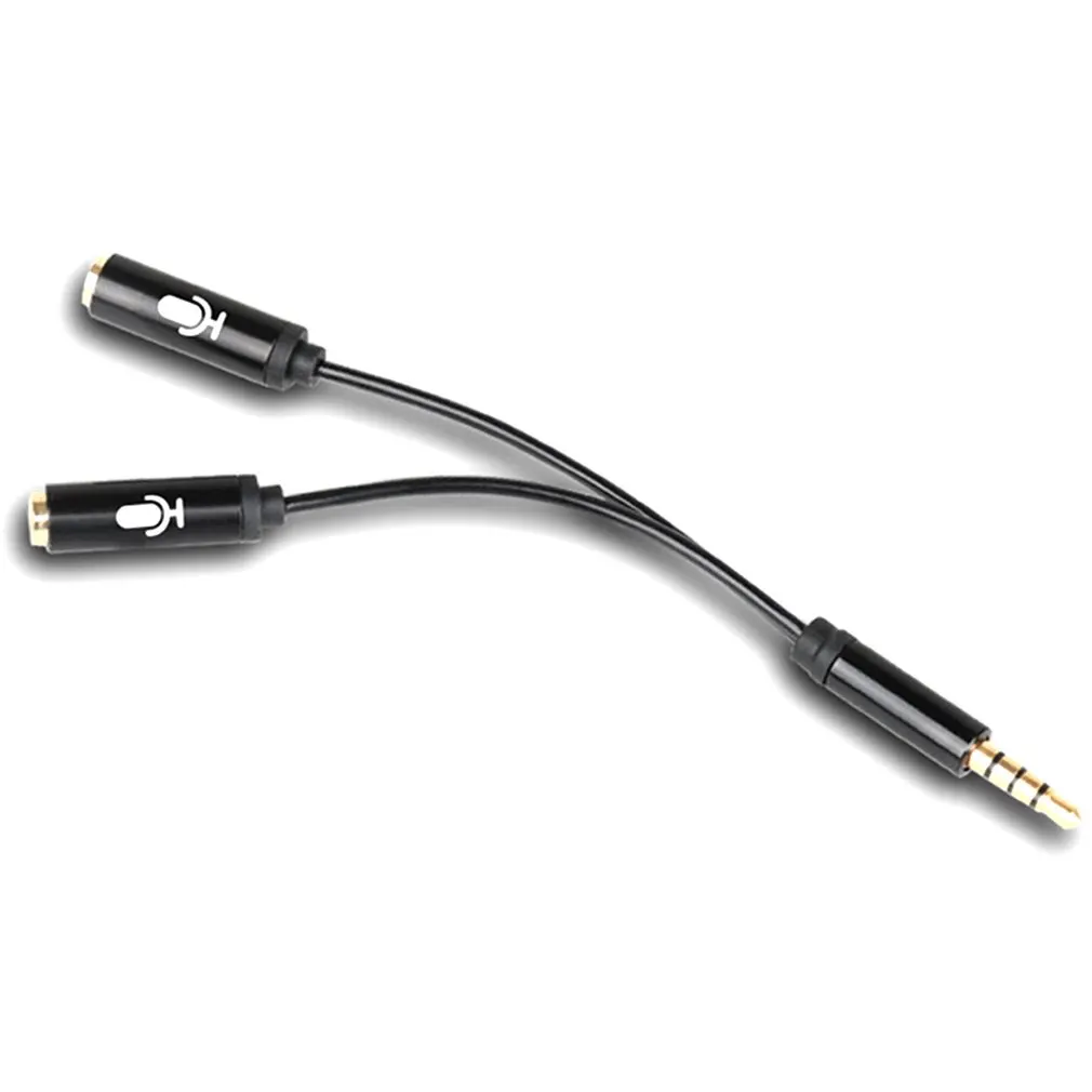 

Headphone Splitter Audio Cable 3.5mm Male to 2 Female 3.5mm Splitter Adapter Aux Cable for iPhone MP3 Player