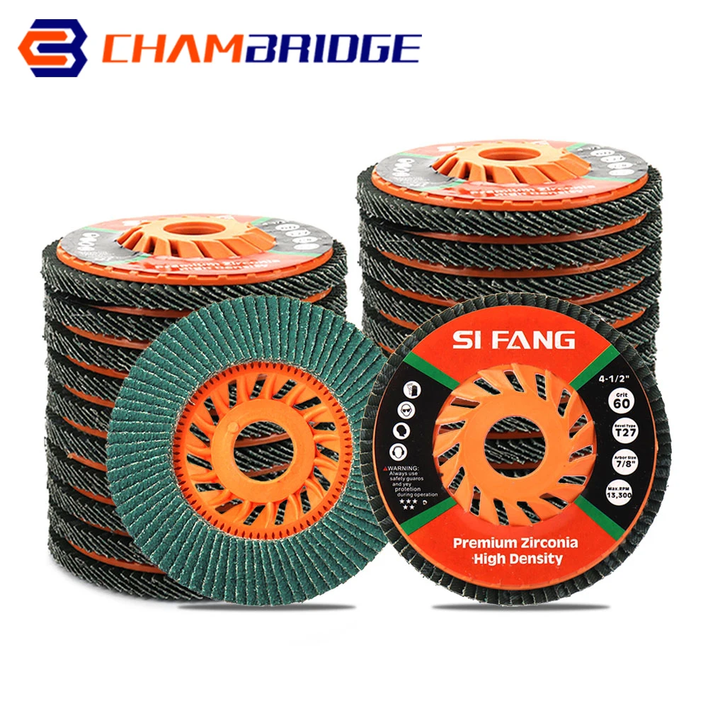 

4.5 Inch 115mm Grinding Wheels Flap Discs Sanding Discs 60/80/120/240/320 Grit Abrasive Tool Polishing Wheel for Angle Grinder