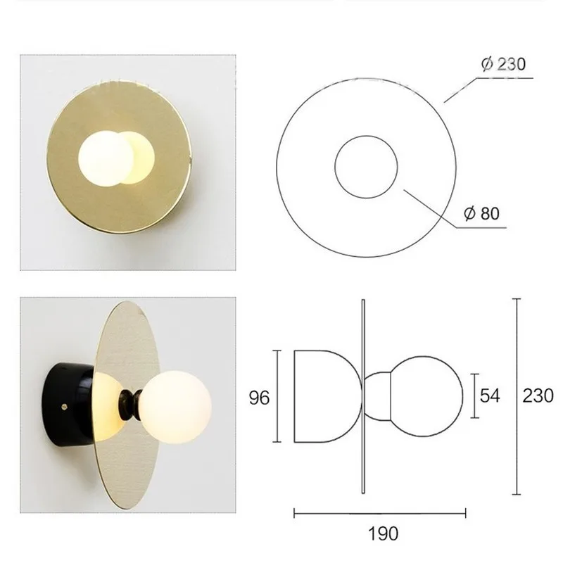 Высокий и простой в скандинавском стиле декоративный светильник светодиодный из