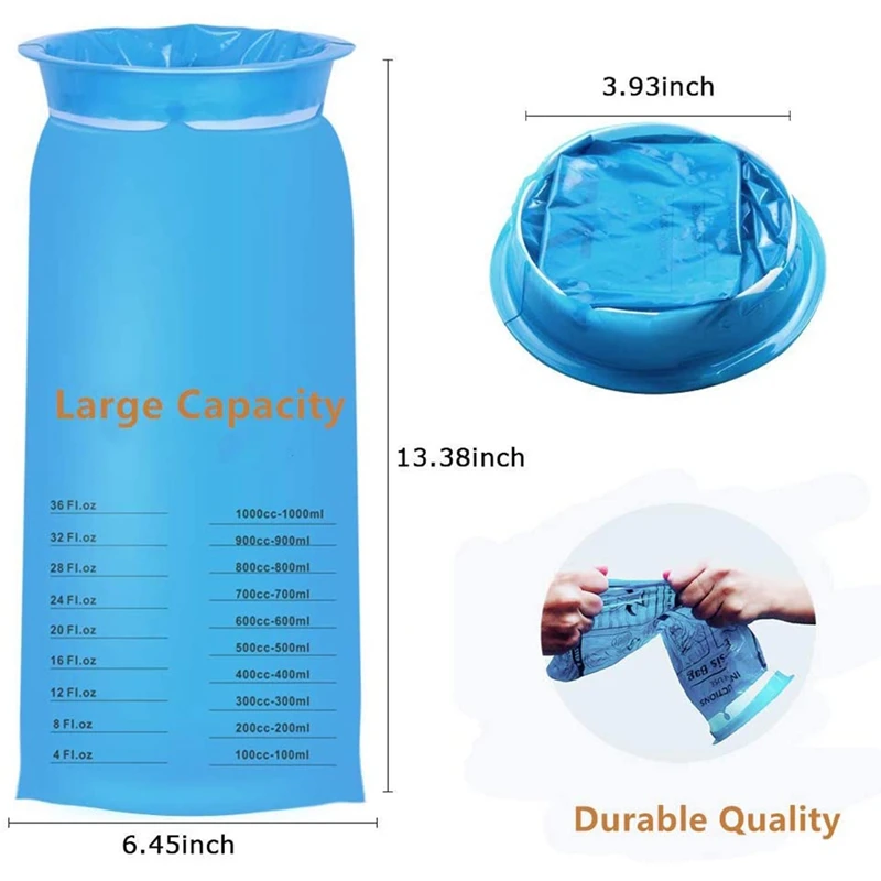 

2/10Pcs Disposable Vomit Bags Multi-functional Aircraft Car Motion Morning Sickness Nausea Sealed Garbage Bag Clean For Travel