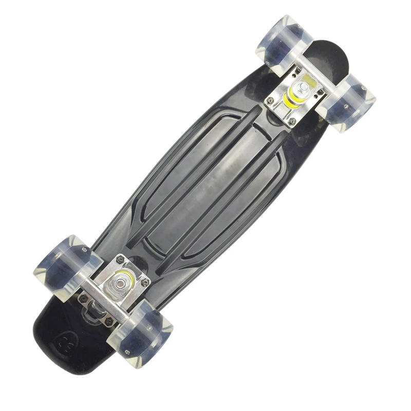 

22.5X 6 Inch Skateboard Plastic Fish Banana Skating Board Decks for Outdoor Sport Fish Board Non-Slip Deck